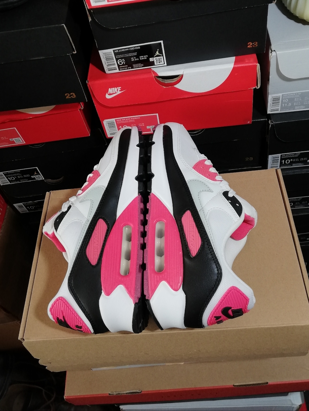 NIKE AIR MAX 90S "INFRARED" WOMEN'S US SIZE 8.5 BRAND NEW IN BOX - Picture 13 of 15